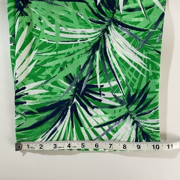 CREMIEUX INA Pants Tropical Leaf Medium Pull On Elastic Waist - Picture 6 of 11